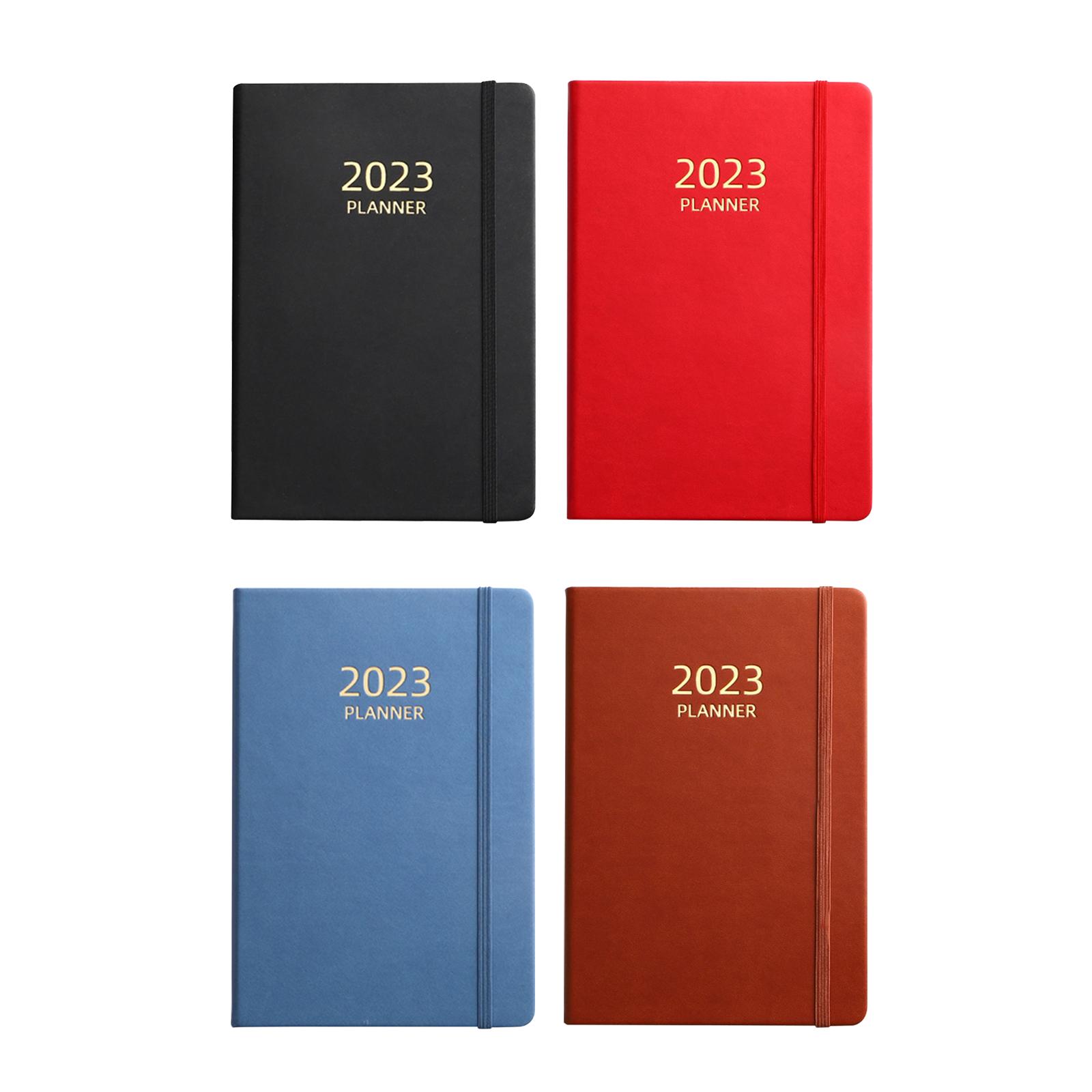 Leather Work Diary Covers - Carnet de notes A5, bloc-notes mensuel