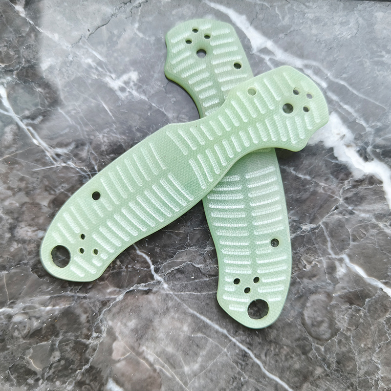 Bone Folder Tool - 8 couleurs, matériau G10, motifs d'arêtes