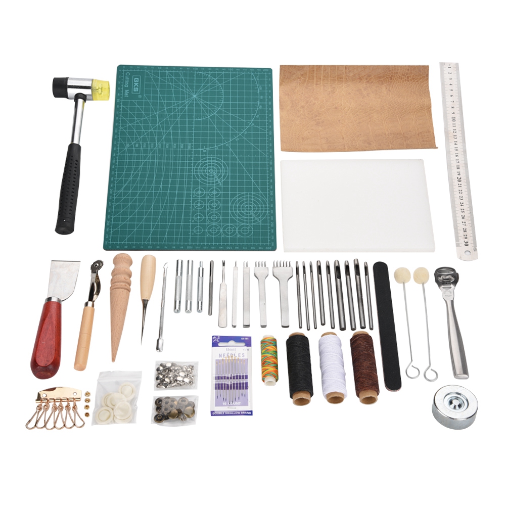 Groover Stitching Tool - Kit d'outils de maroquinerie 42 pièces