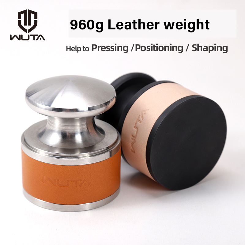 Leatherwork Hand Press - WUTA acier inoxydable 960g outil de